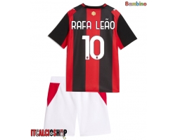 AC Milan Rafael Leao #10 Prima Maglia Bambino 2026-27 Manica Corta (+ Pantaloni corti)